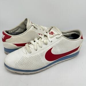 Nike Cortez Ultra Moire White Varsity Red Blue Lace Up Sneaker Womens Size 8